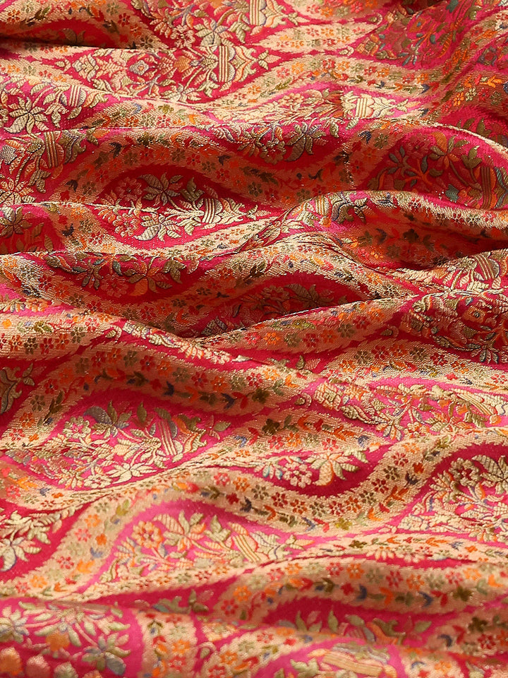 Zari Jaal Georgette Woven Saree