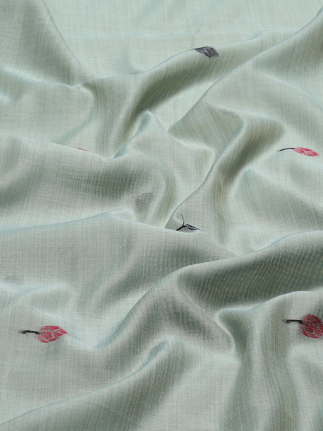 Woven Border Booti Art Silk Saree