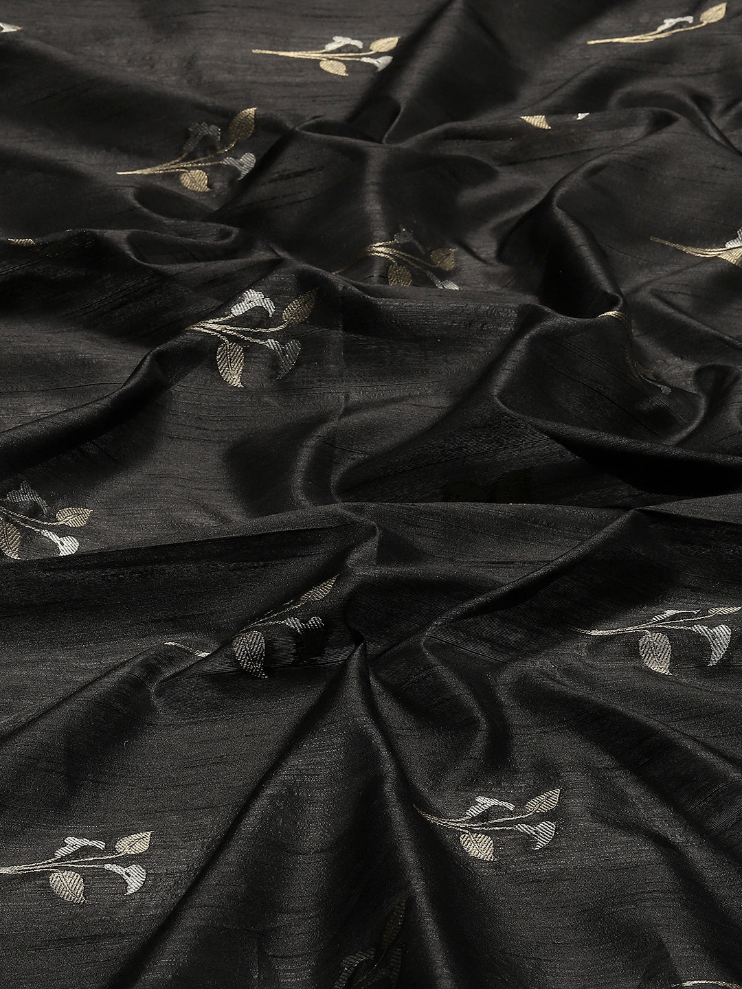 Woven Border Booti Art Silk Saree