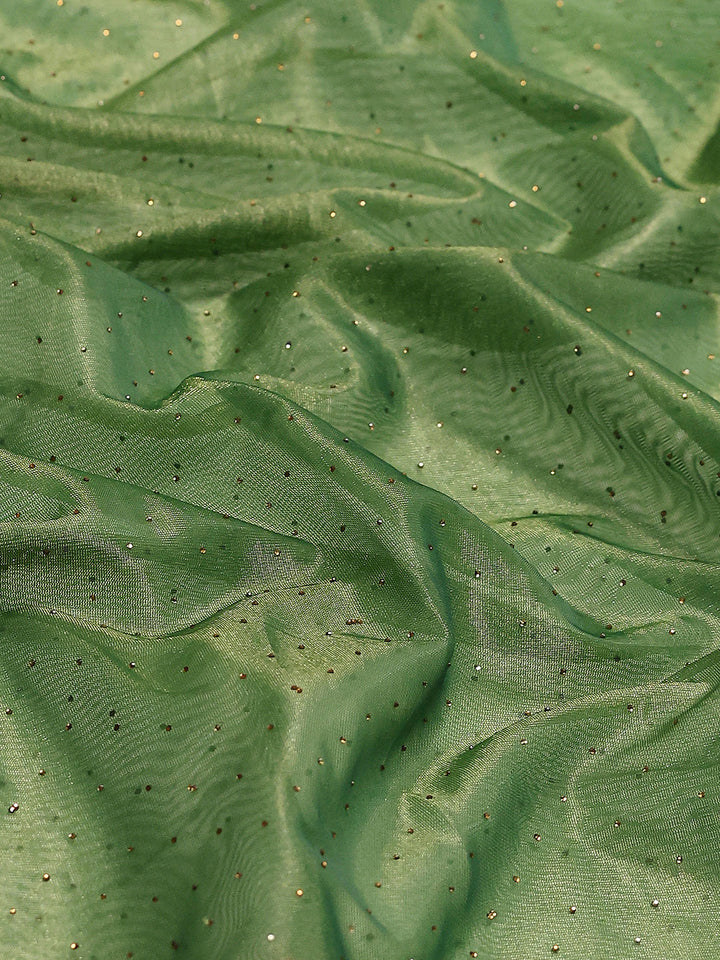 Stone Embroidery Tissue Saree