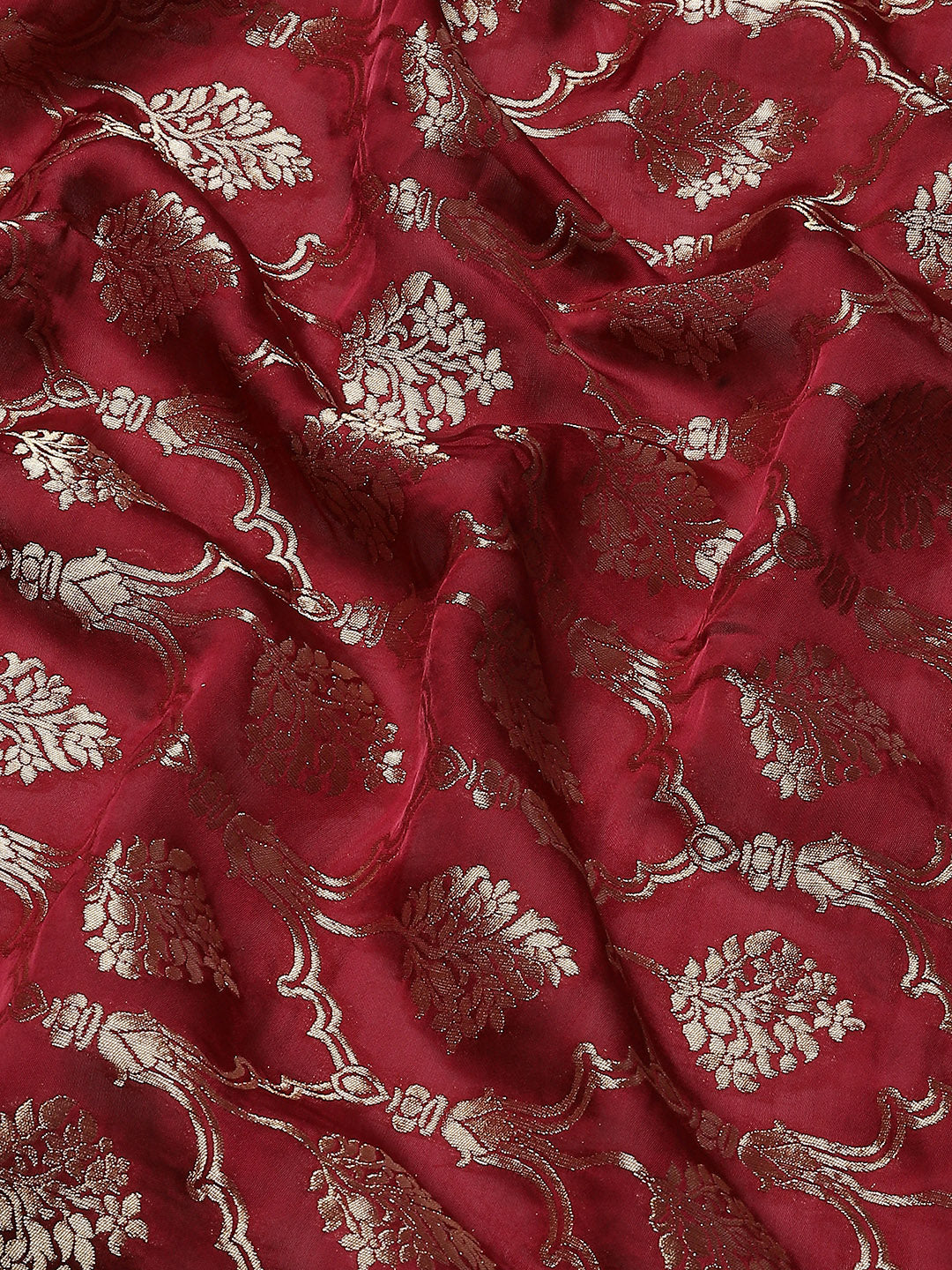 Zari Jaal Organza Woven Saree