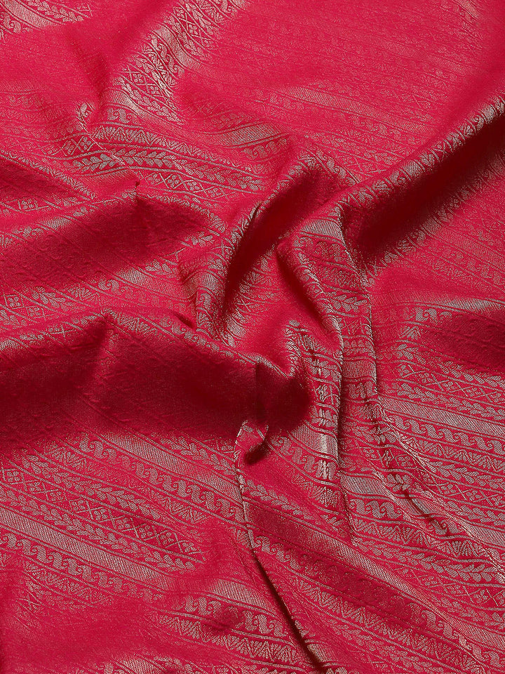 Light Brocade Woven Georgette Saree