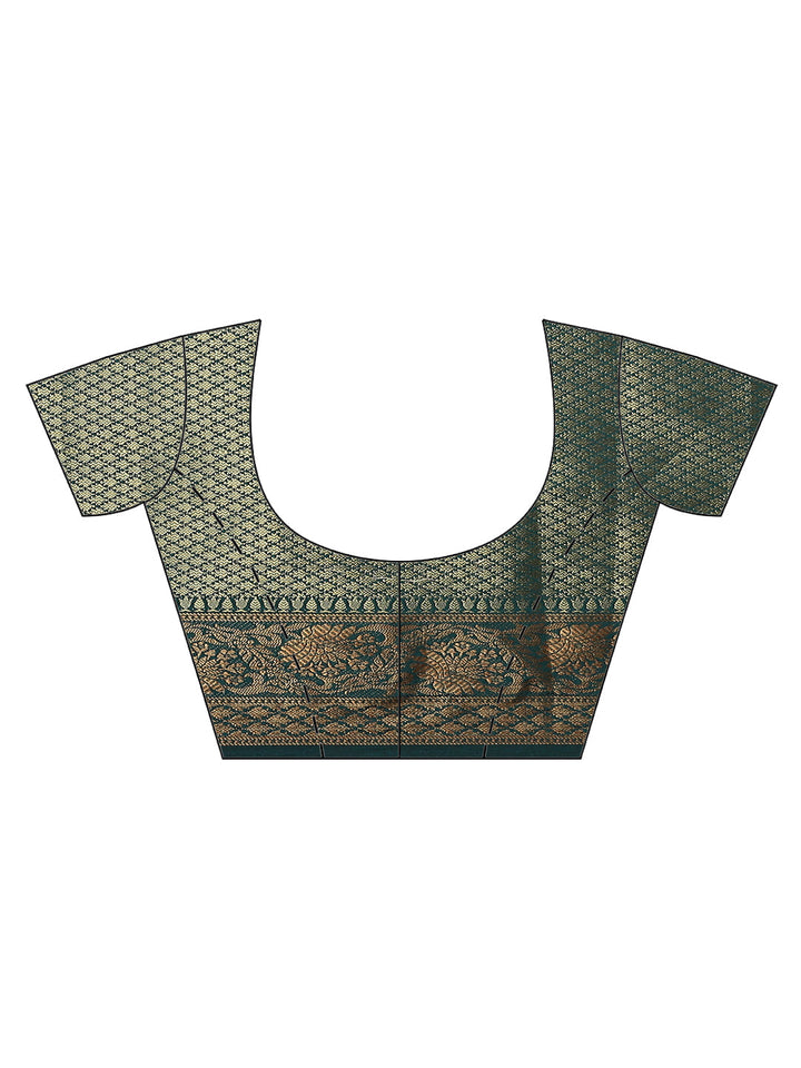 Zari Jaal Handloom Woven Saree