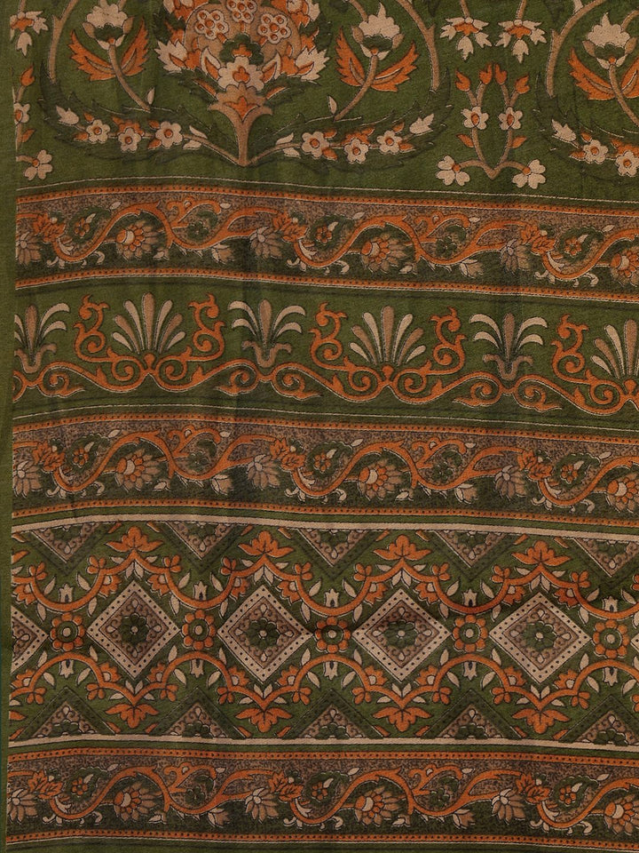 Digital Printed Art Silk Saree