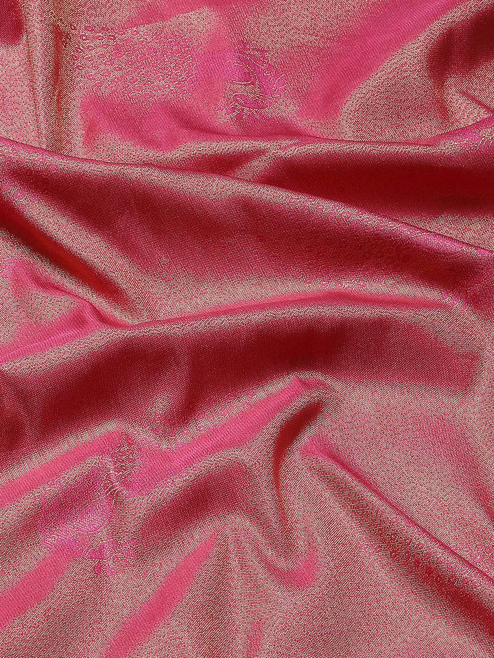 Zari Jaal Handloom Woven Saree
