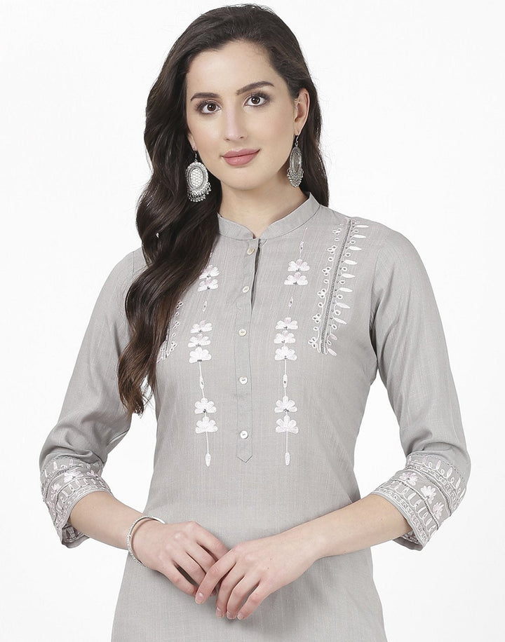 Pink Cotton Kurti