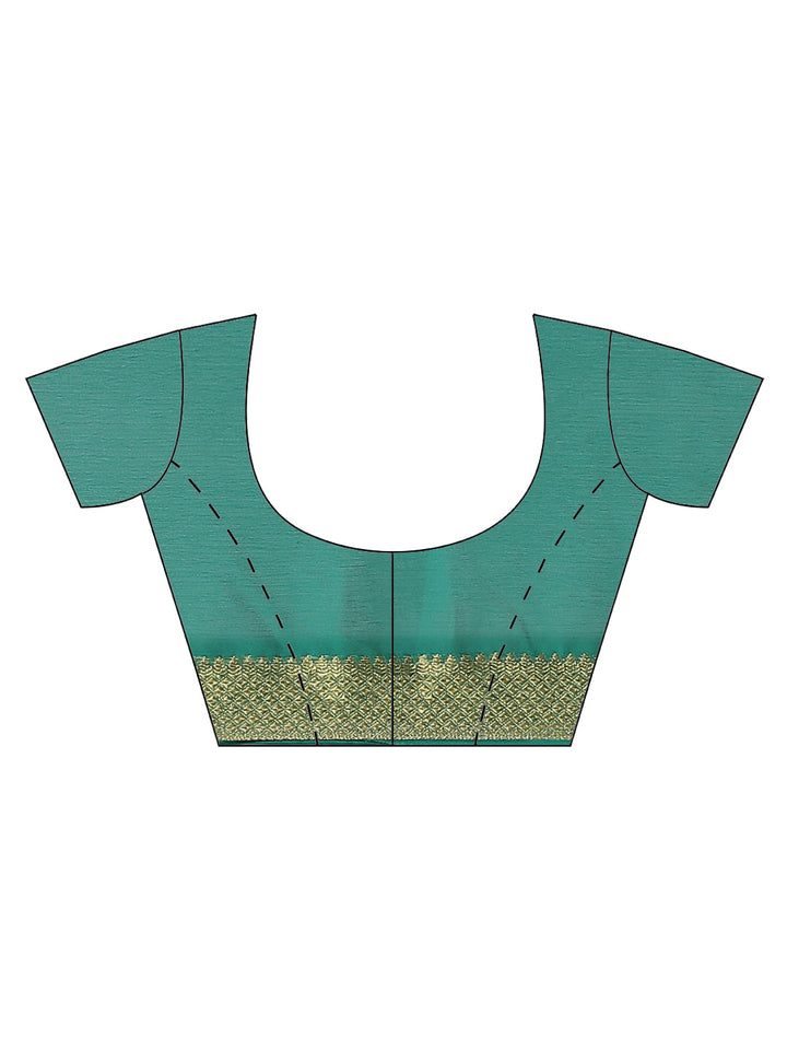 Piped Border Chiffon Plain Saree