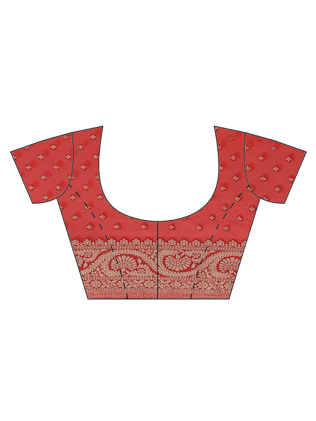 Booti Work Georgette Plain Saree