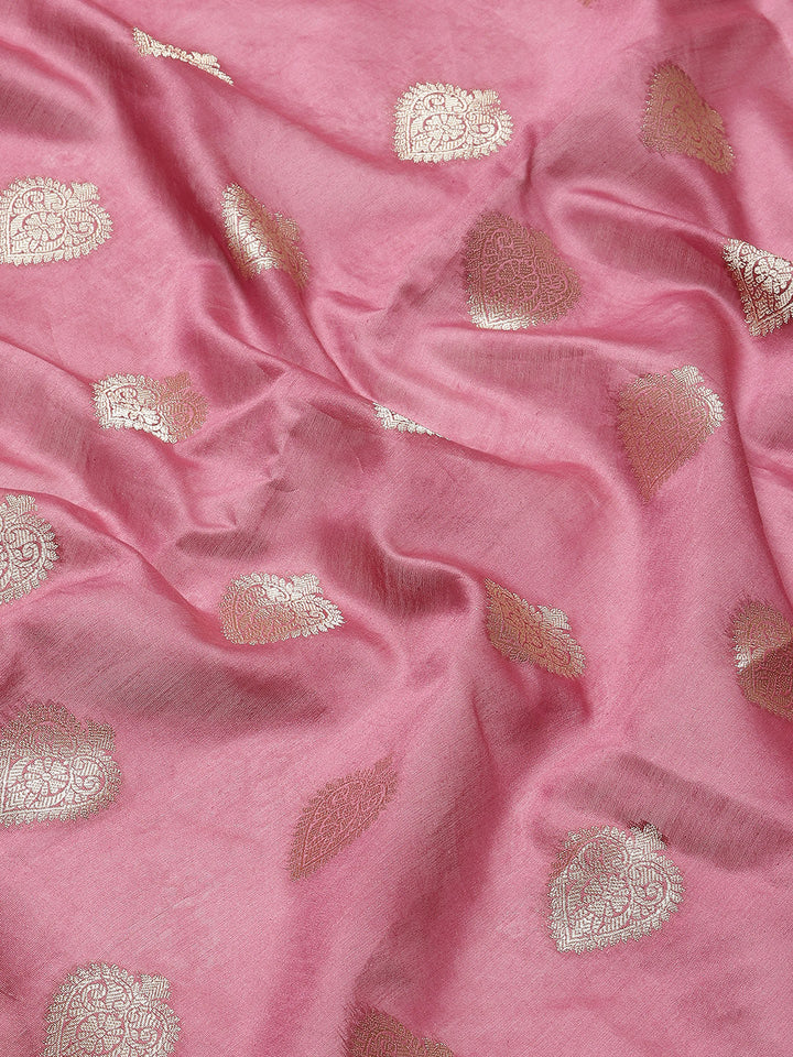 Zari Booti Cotton Woven Saree