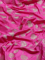 Floral Zari Jaal Handloom Woven Saree