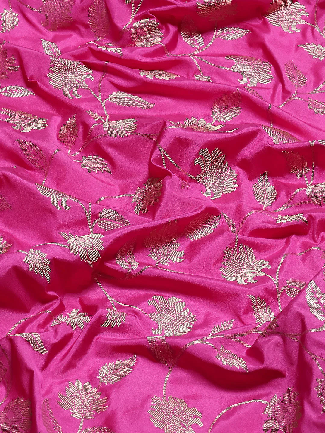 Floral Zari Jaal Handloom Woven Saree