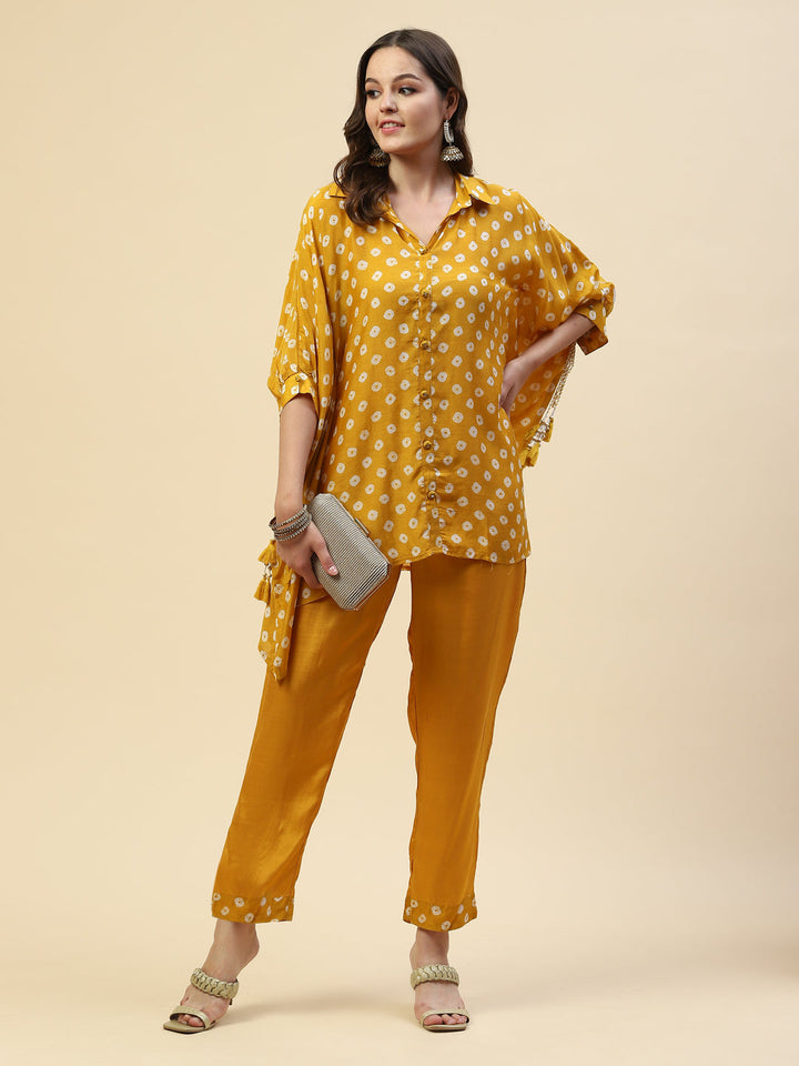 Printed Muslin Kurta With Pants