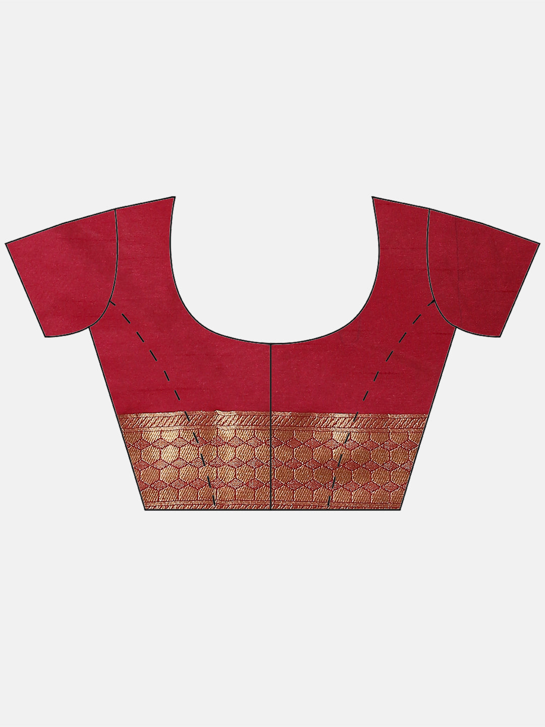 Zari Jaal Handloom Woven Saree