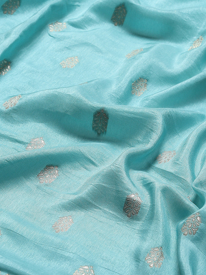Zari Jaal Handloom Woven Saree