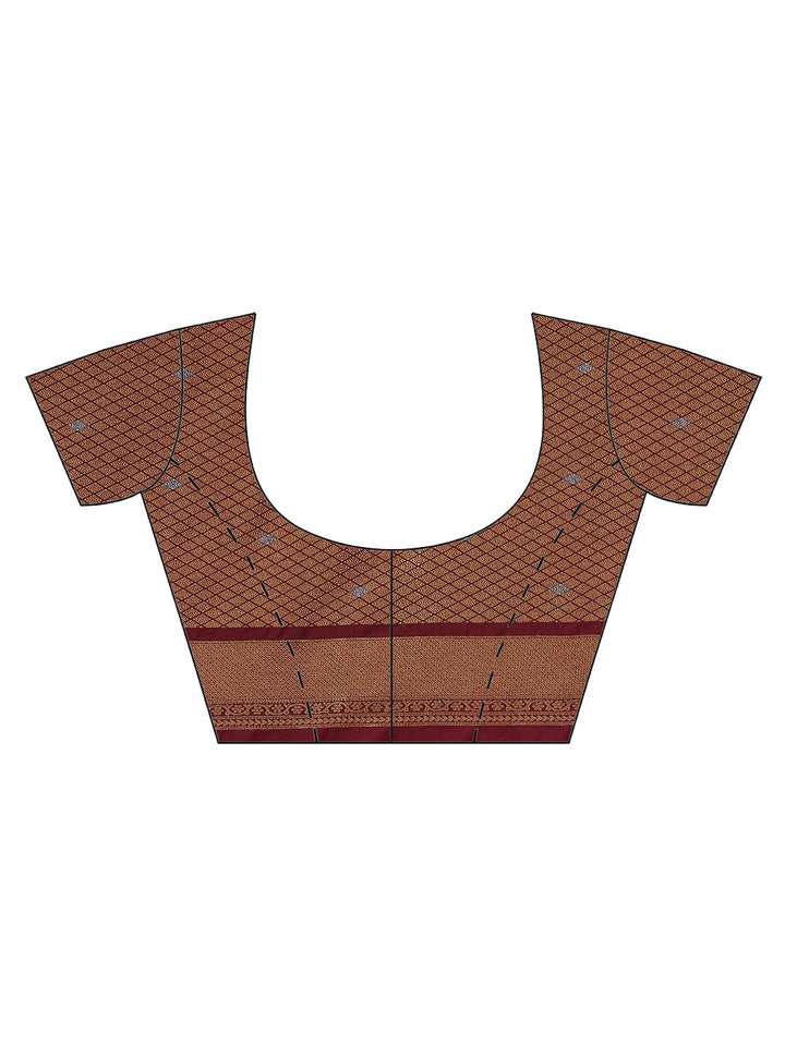Zari Jaal Art Handloom Woven Saree