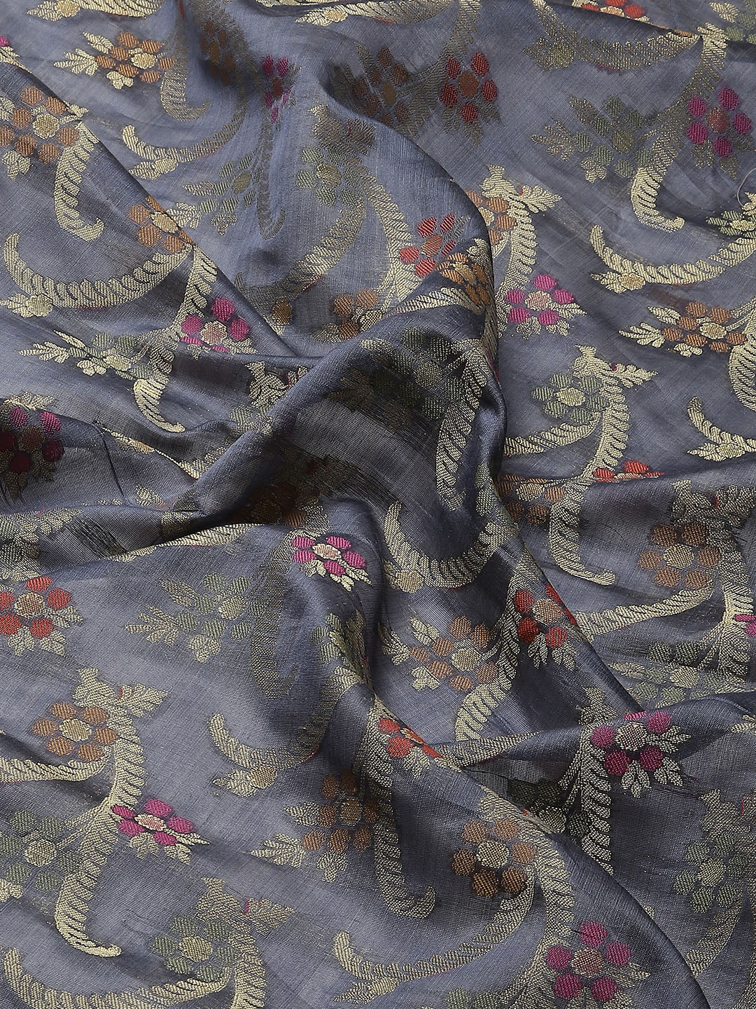Zari Jaal Woven Cotton Saree