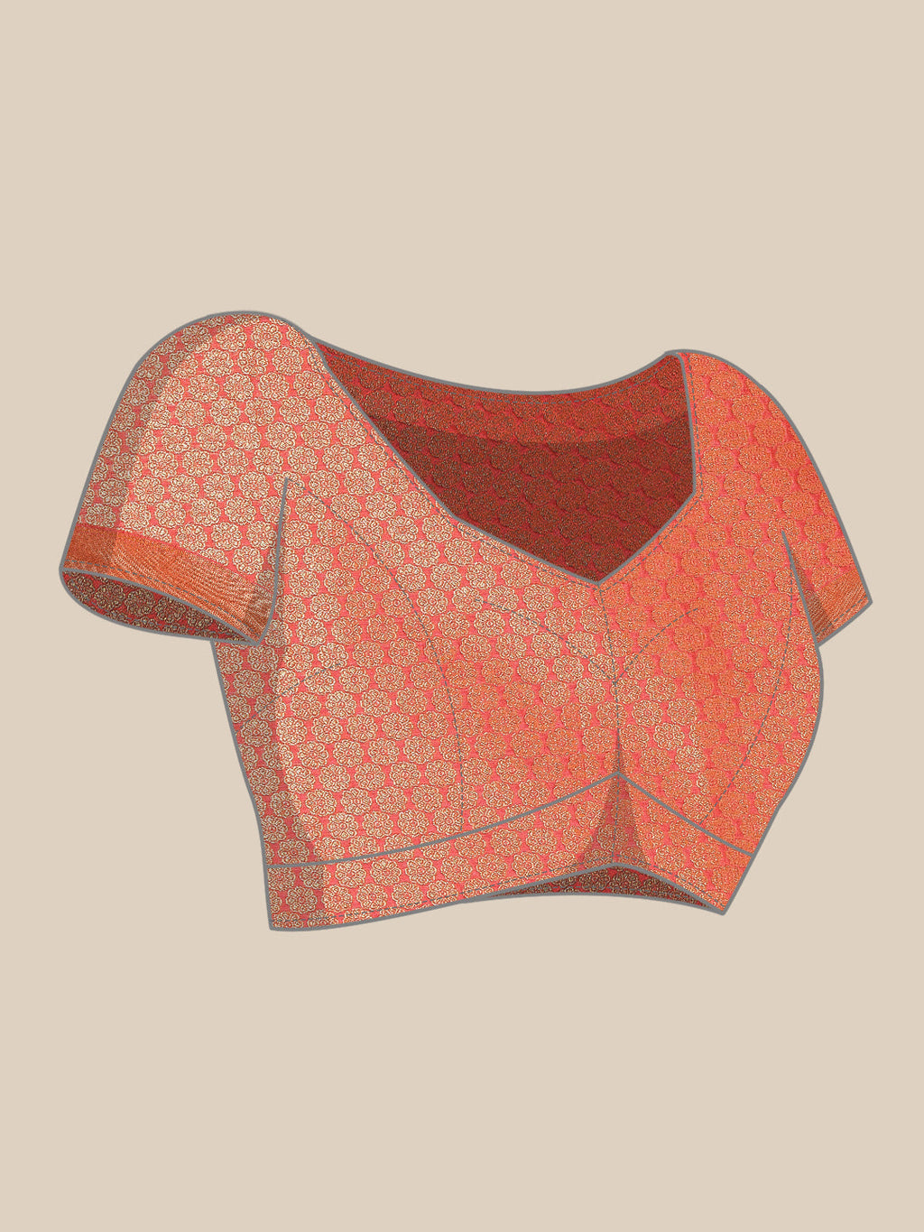 Brocade Zari Jaal Art Handloom Woven Saree