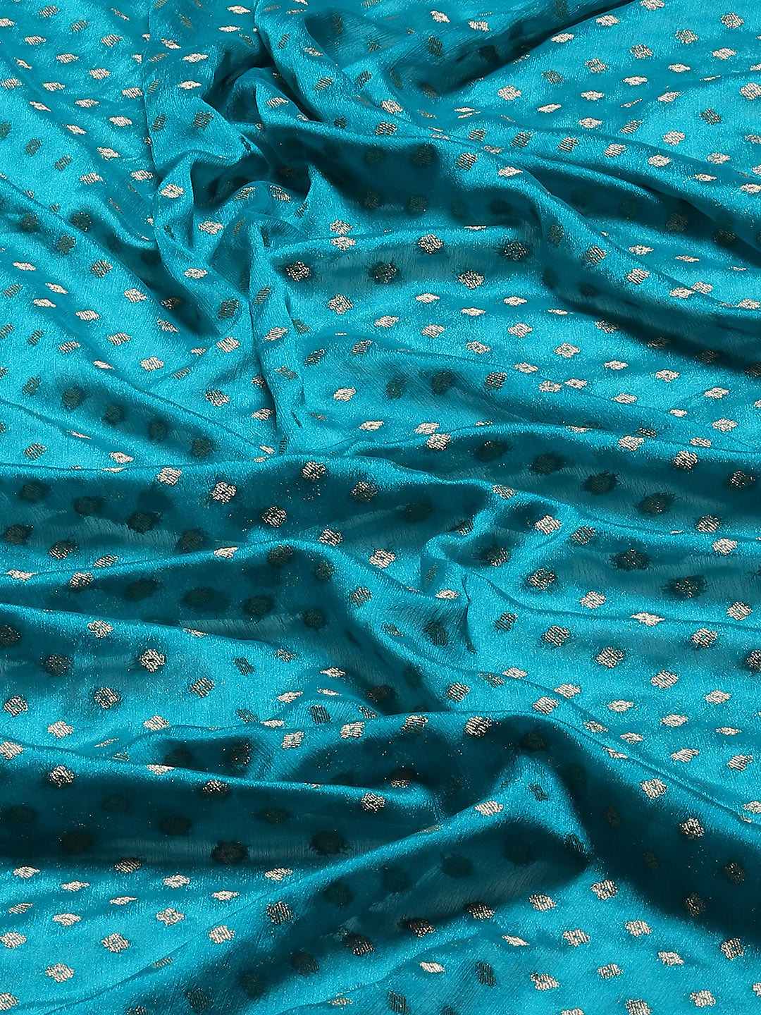 Zari Border Plain Crepe Saree