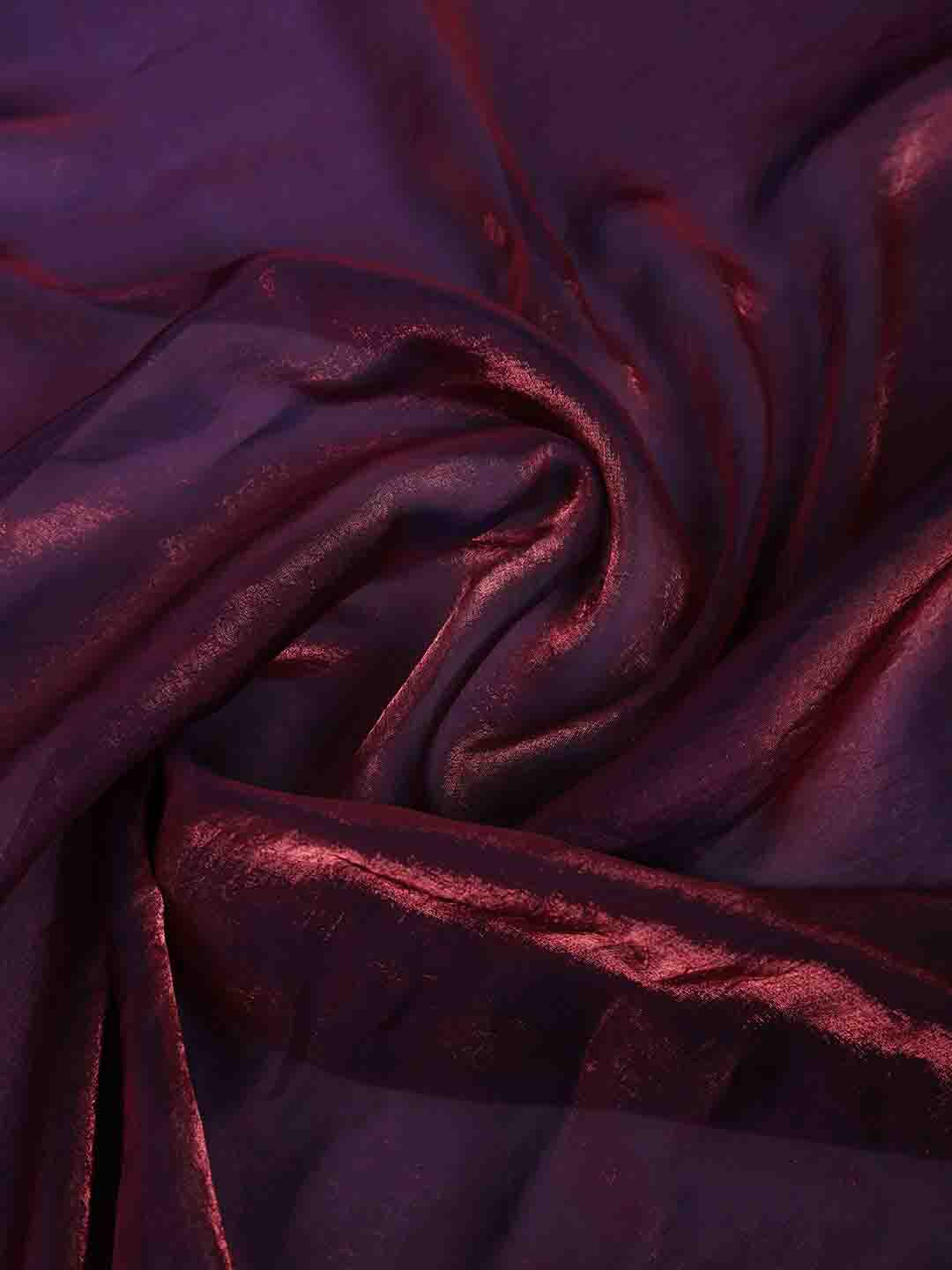 Embroidered Organza Saree