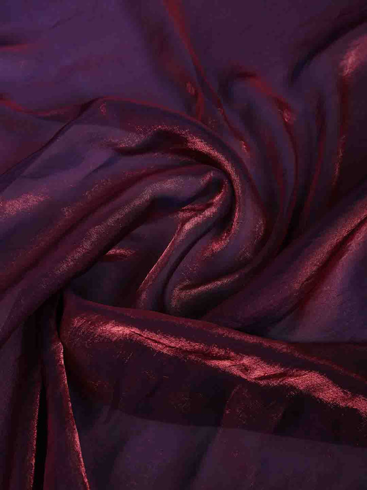 Embroidered Organza Saree