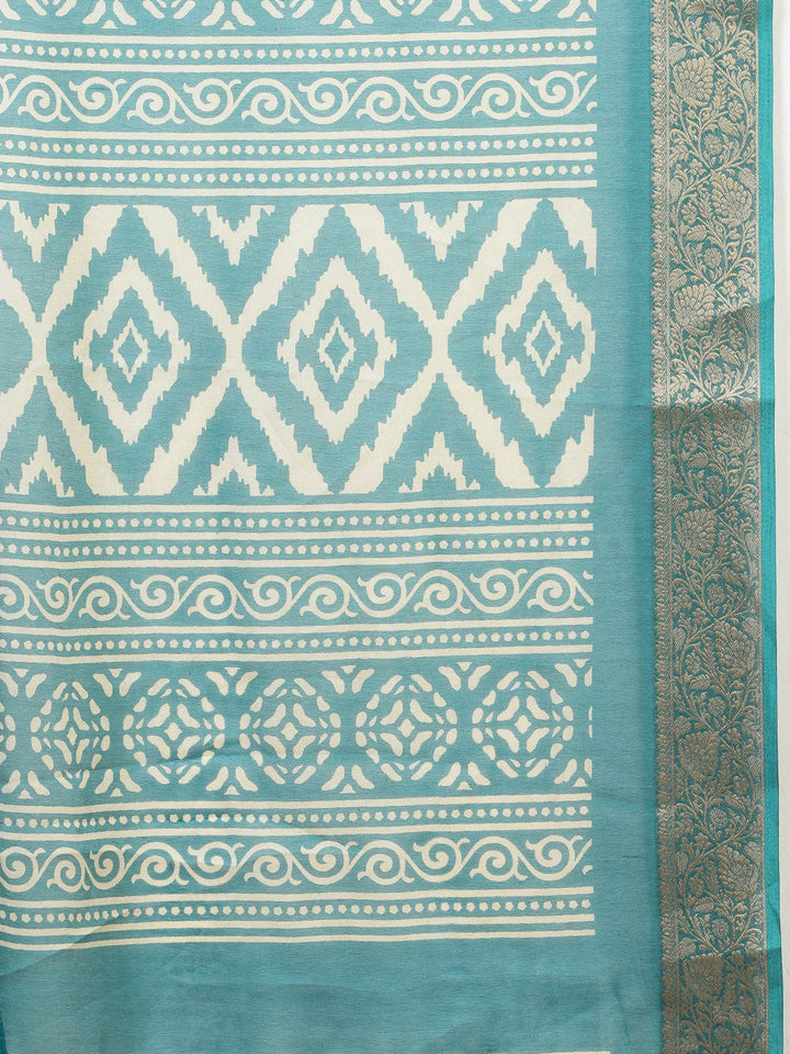 Digital Printed Georgette Saree