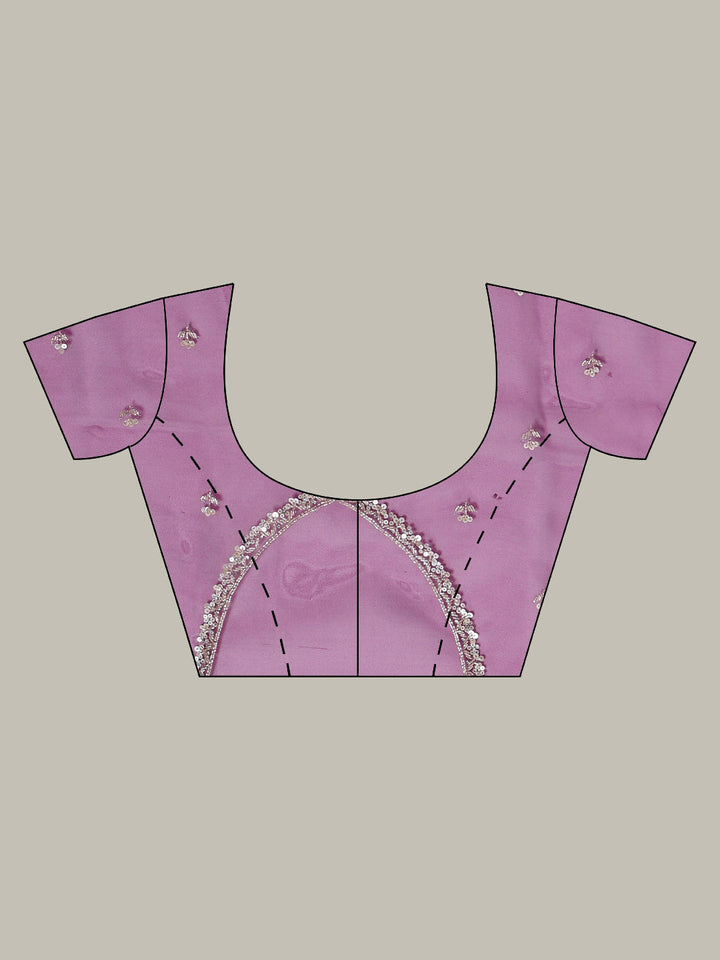 Sequence Embroidery Tissue Saree