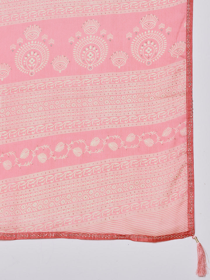 Floral Printed Georgette Saree