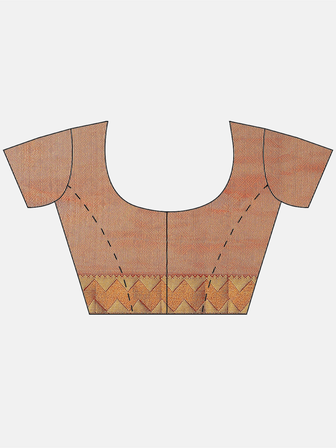 Plain Zari Border Handloom Woven Saree