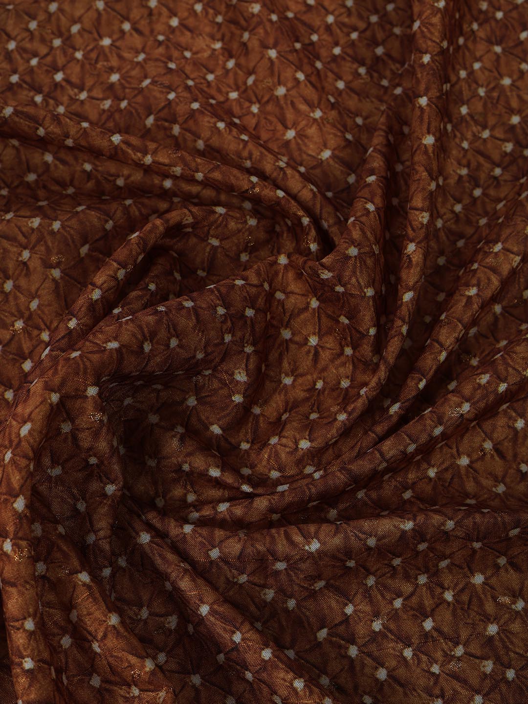 Printed Tussar Silk Saree