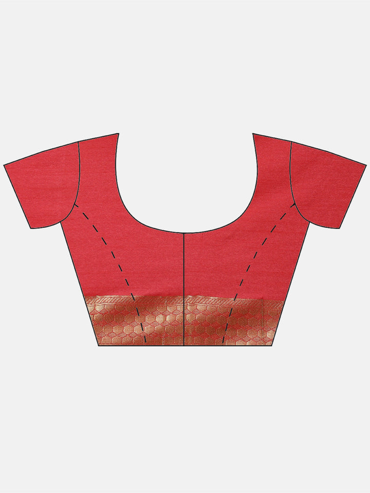 Zari Jaal Handloom Woven Saree