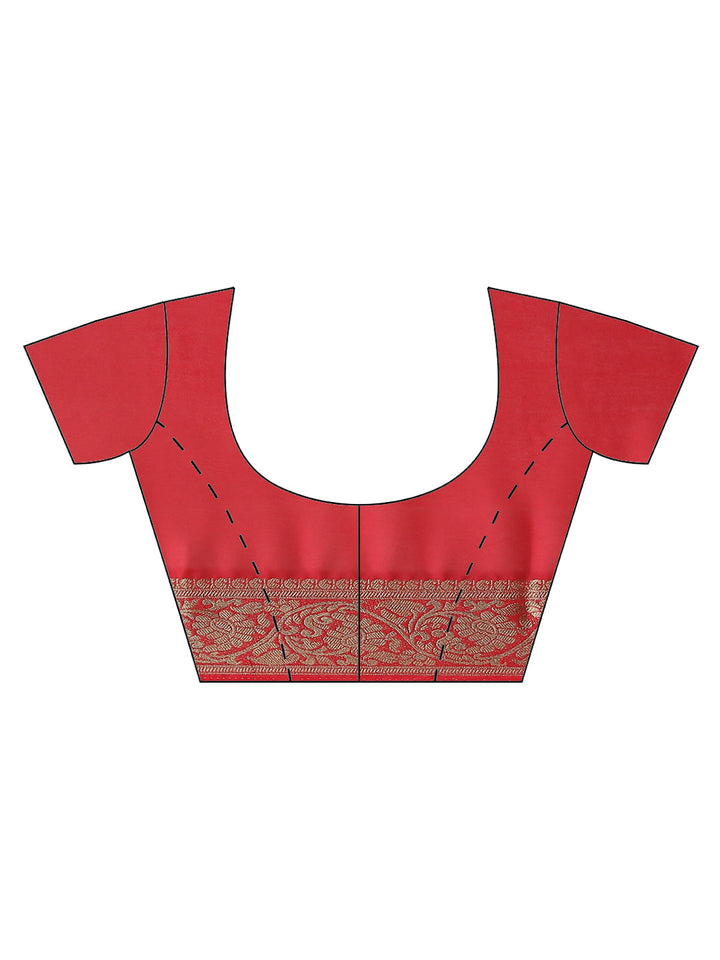 Antique Booti Georgette Plain Saree