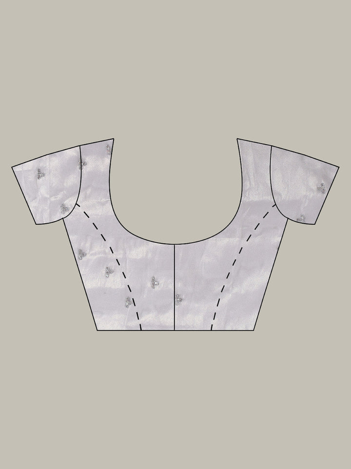 Sequence Embroidery Tissue Saree