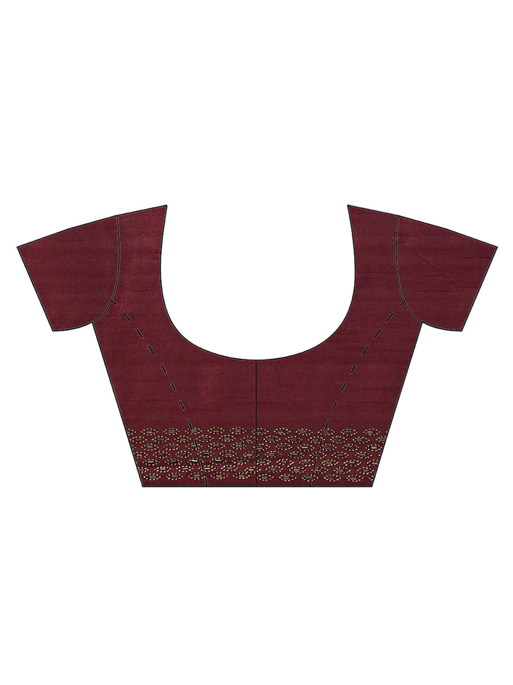 Resham Booti Tussar Embroidered Saree