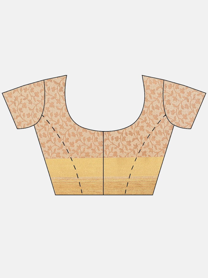 Art Handloom Saree With Jacquard Zari Border