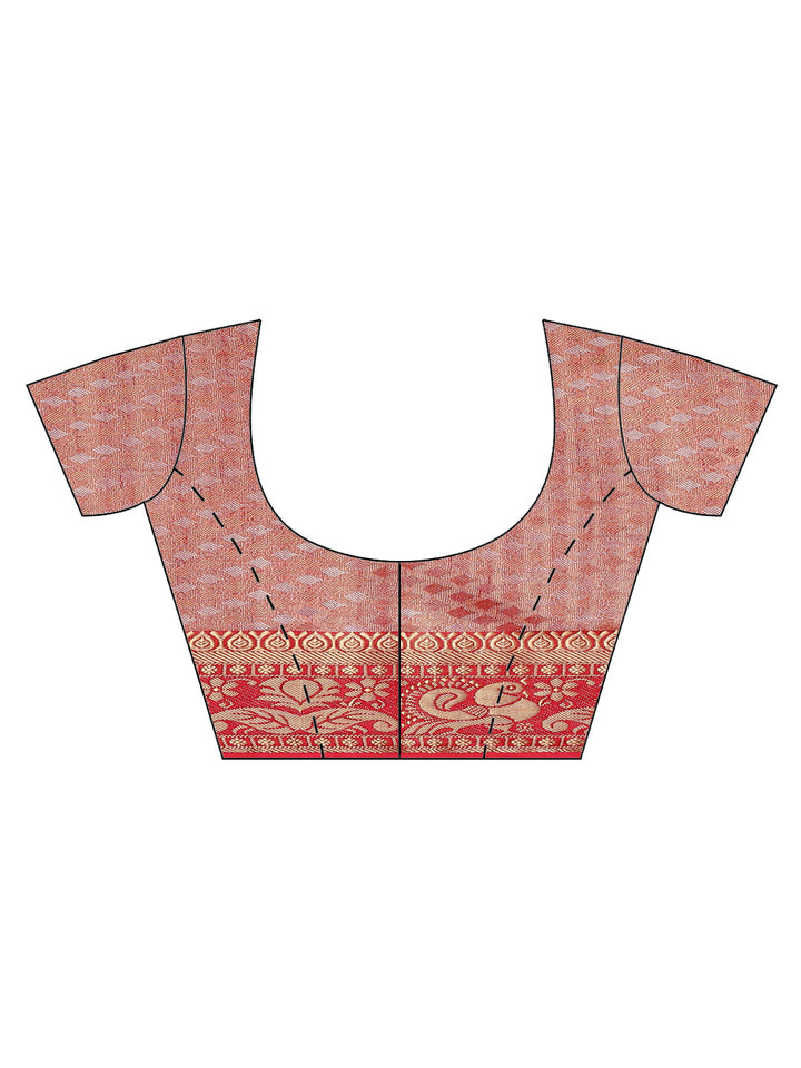 Brocade Zari Jaal Art Handloom Woven Saree