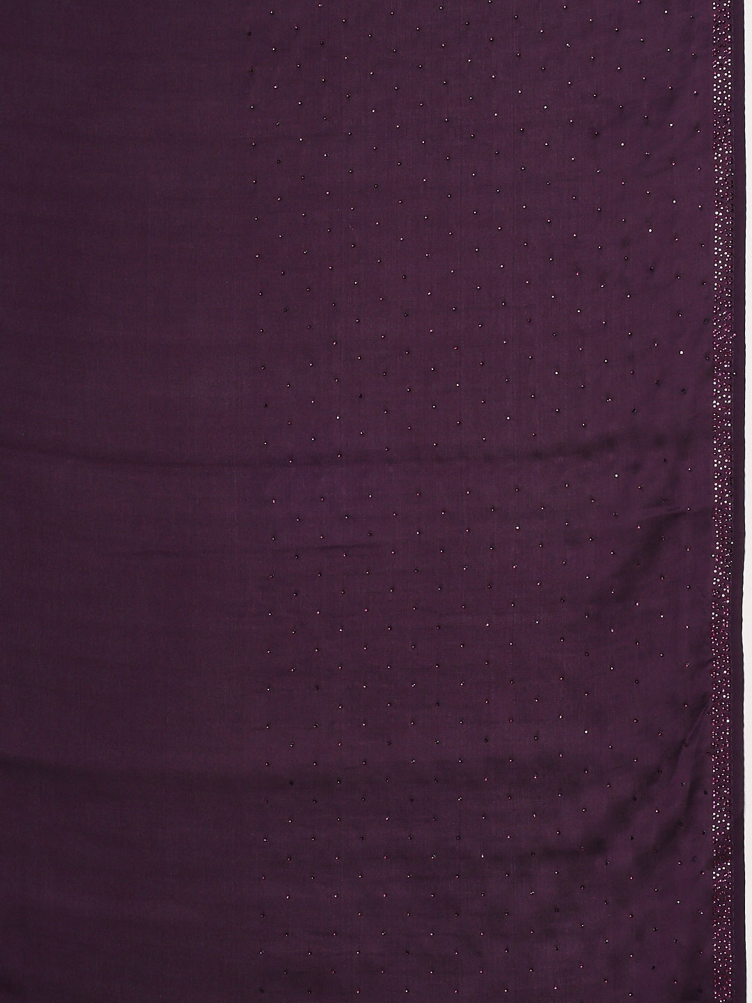 Embroidered Satin Saree