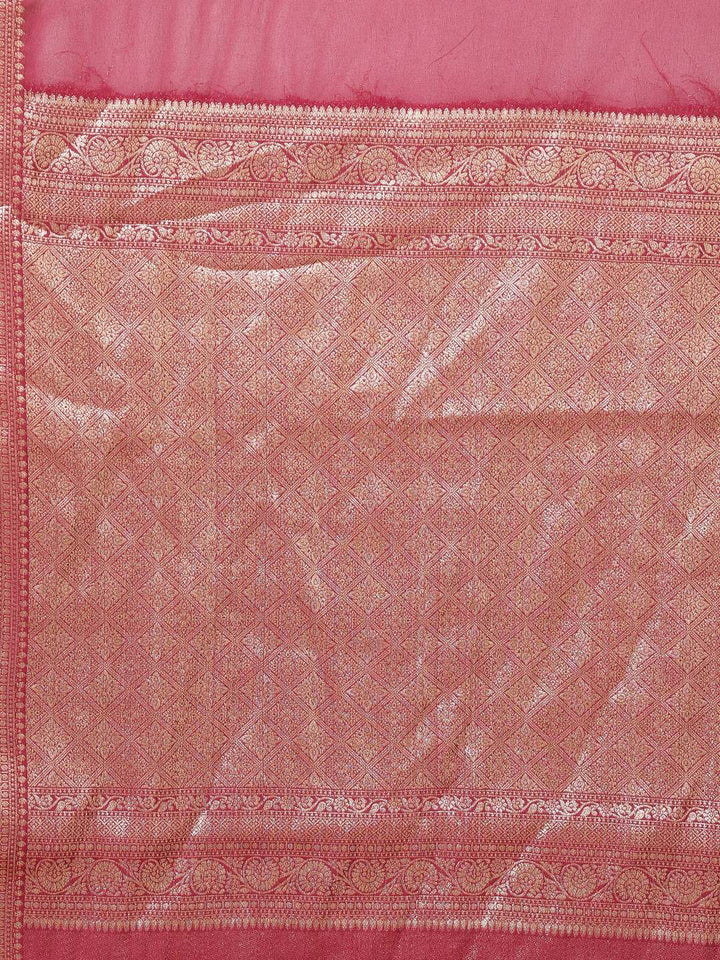 Plain Chiffon Saree