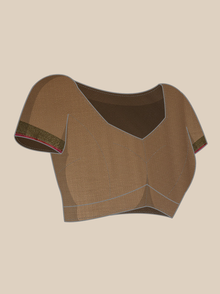 Zari Jaal Cotton Woven Saree
