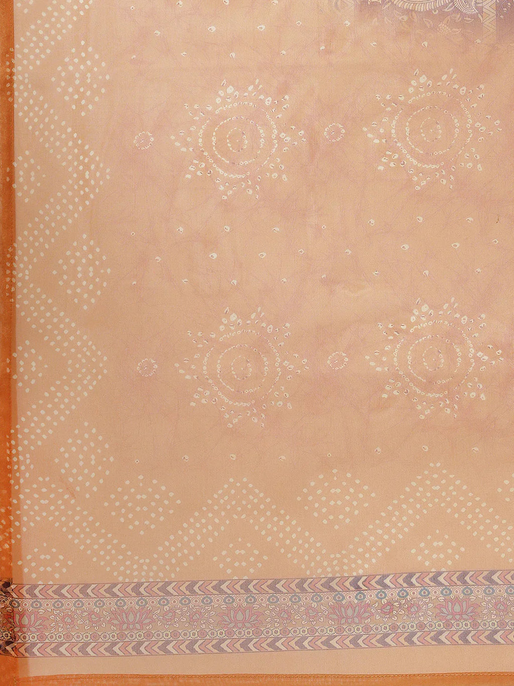 Neck Embroidered & Printed Chanderi Unstitched Suit Piece With Dupatta
