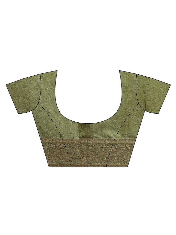 Zari Jaal Handloom Woven Saree