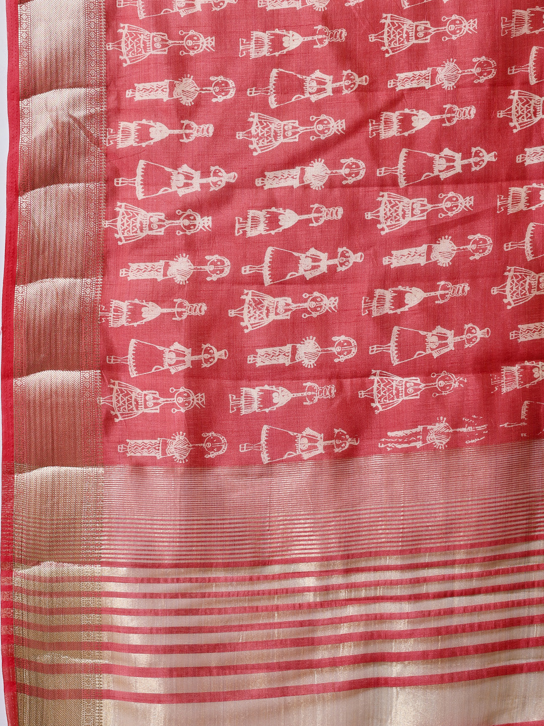 Digital Printed Art Silk Saree