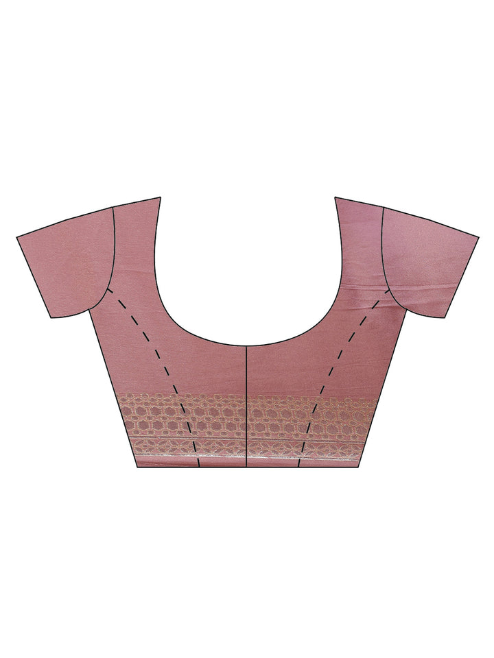 Zari Booti Organza Woven Saree