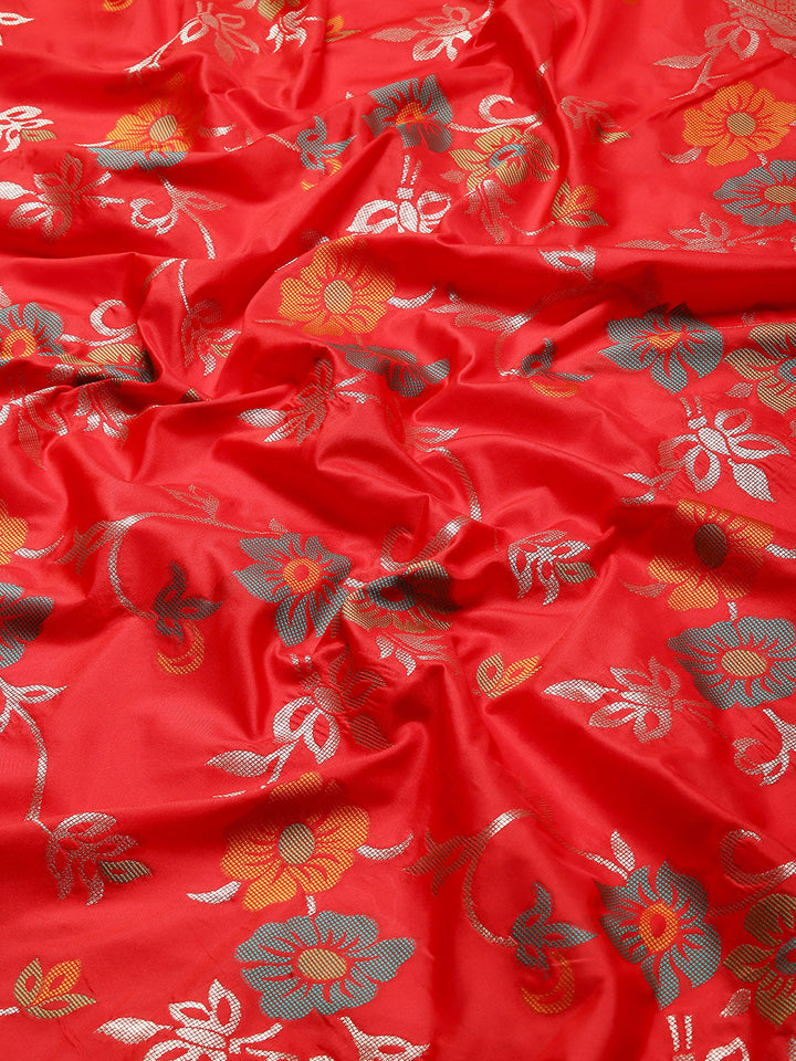 Zari Jaal Woven Art Silk Banarsi Saree