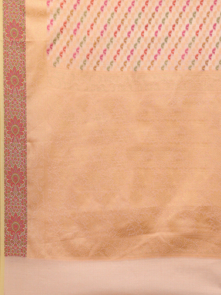 Resham Woven Design Cotton Blend Woven Saree