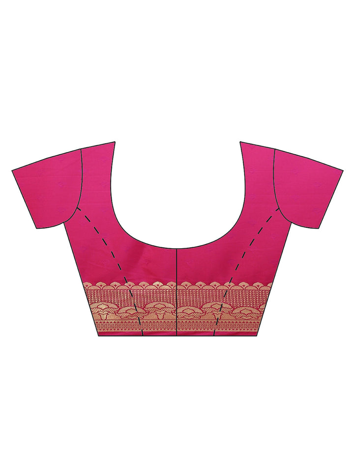 Zari Jaal Banarasi Woven Saree