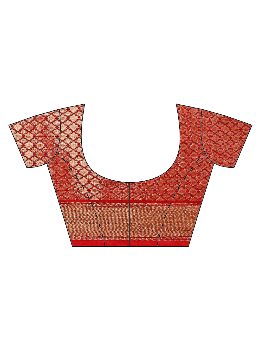 Zari Jaal Handloom Woven Saree