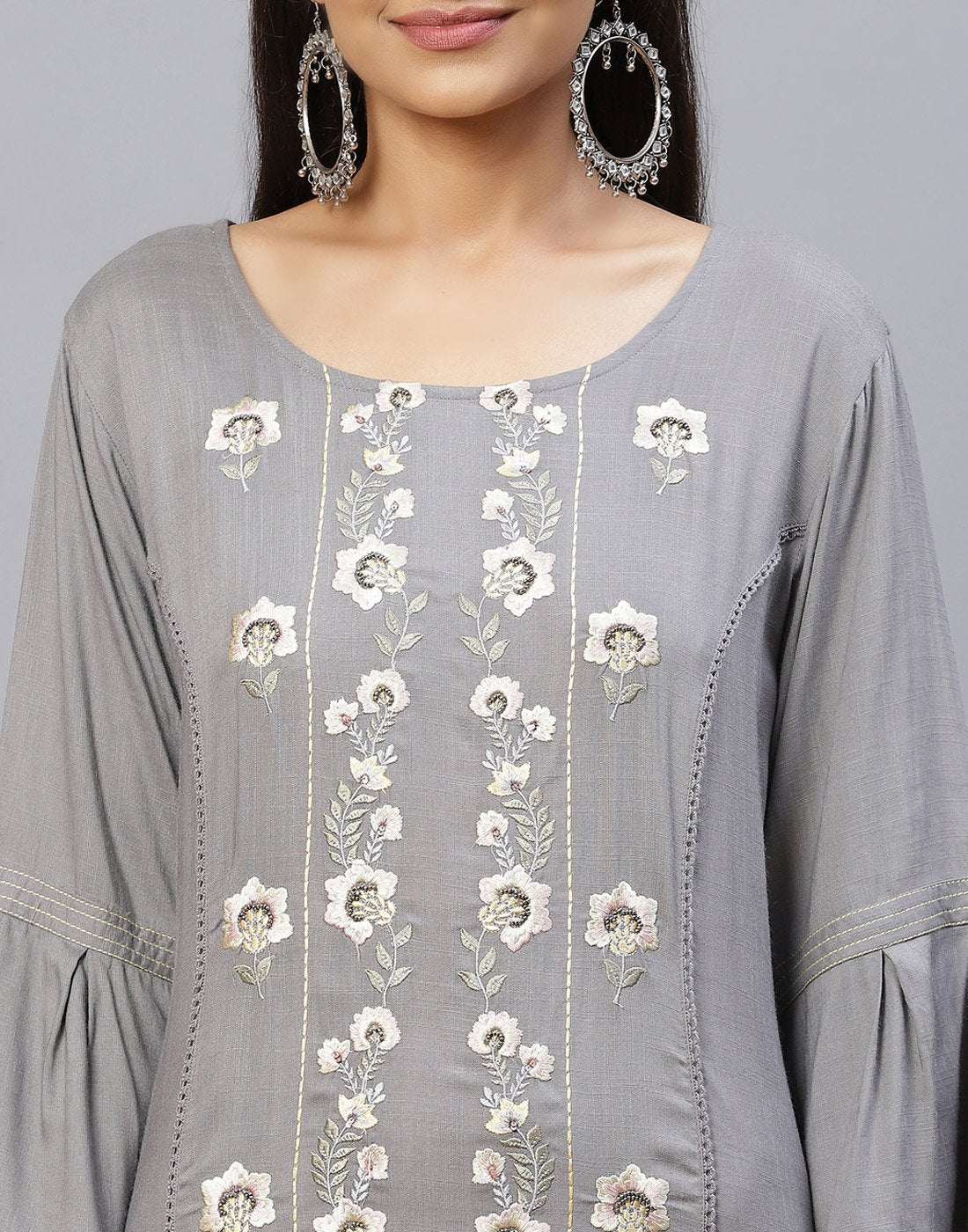 Embroidered Cotton Kurti