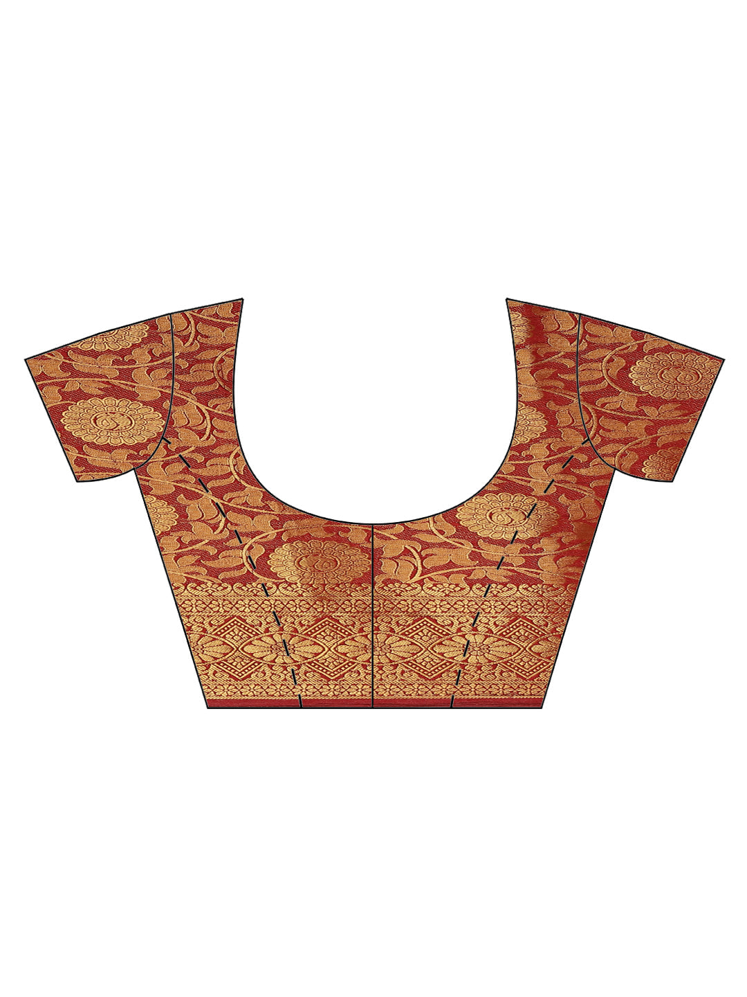 Zari Jaal Art Handloom Woven Saree
