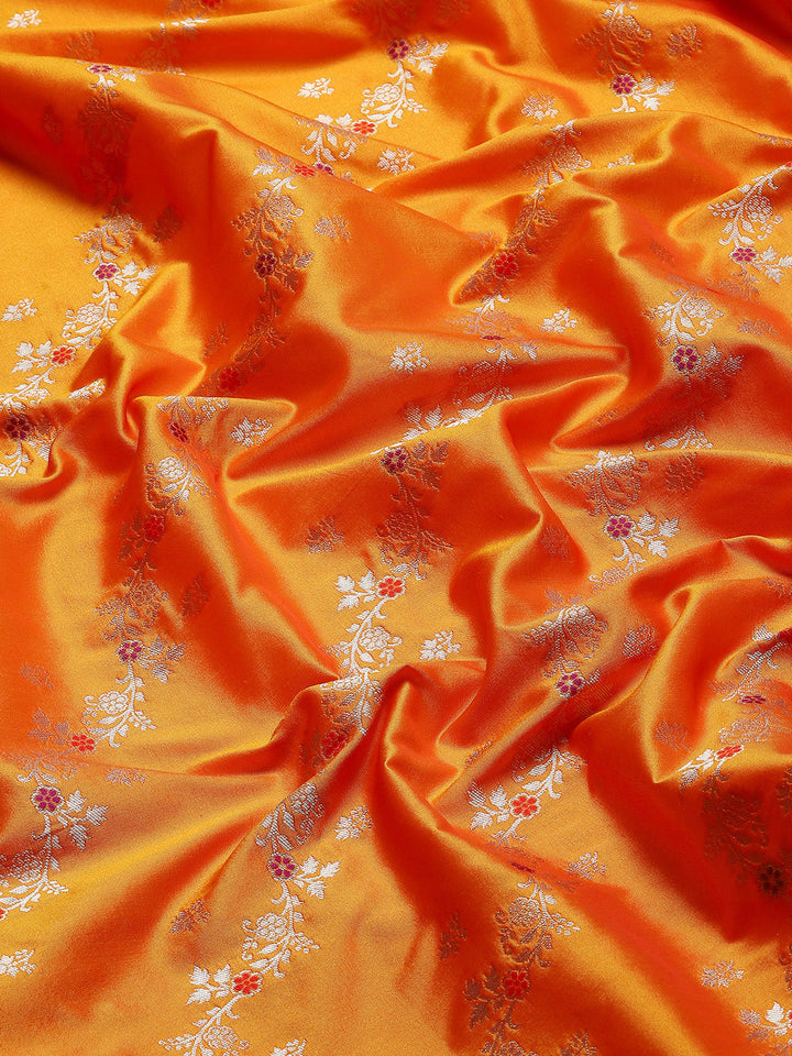 Zari Jaal Woven Art Silk Banarsi Saree