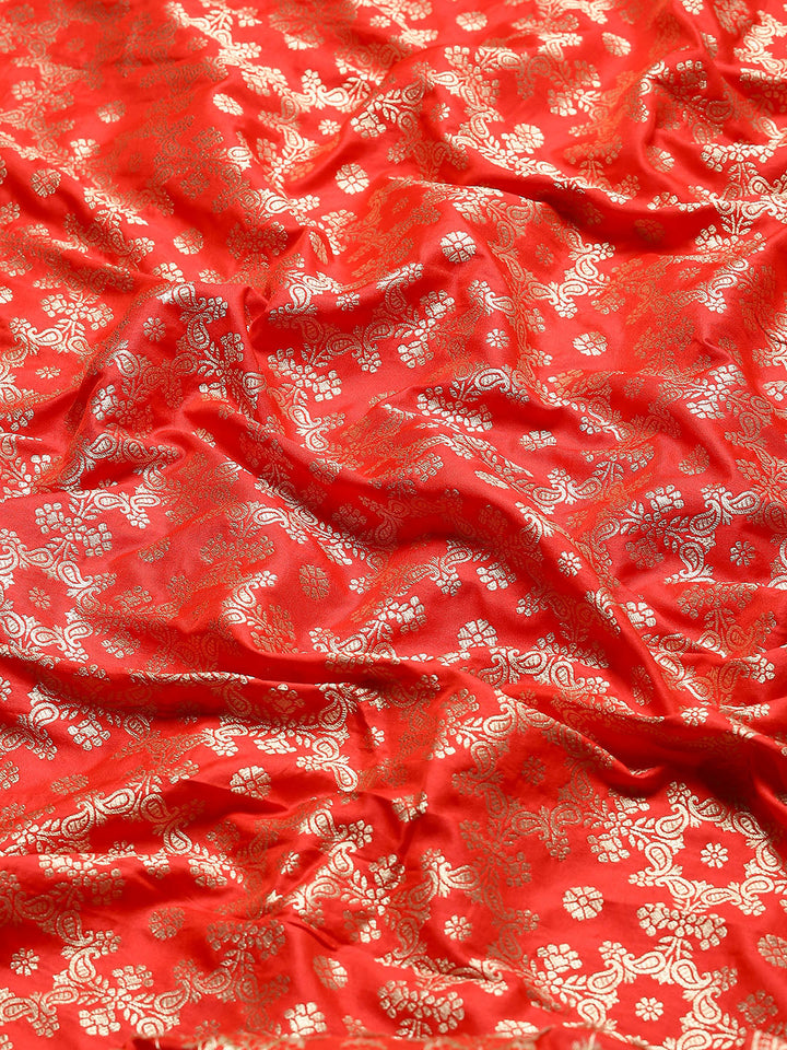 Zari Jaal Woven Art Silk Banarsi Saree